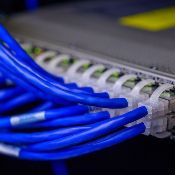plugged in server