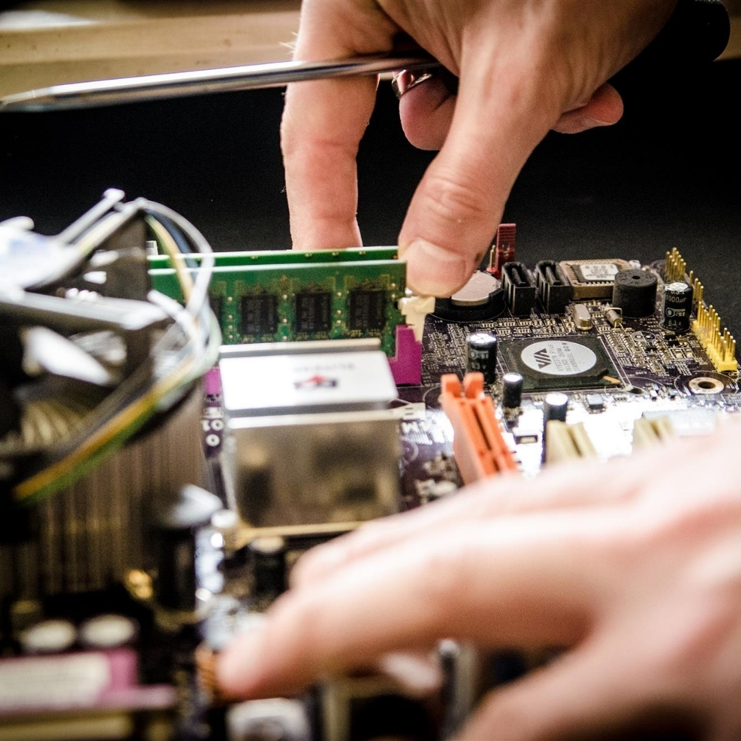 image of a server inspection